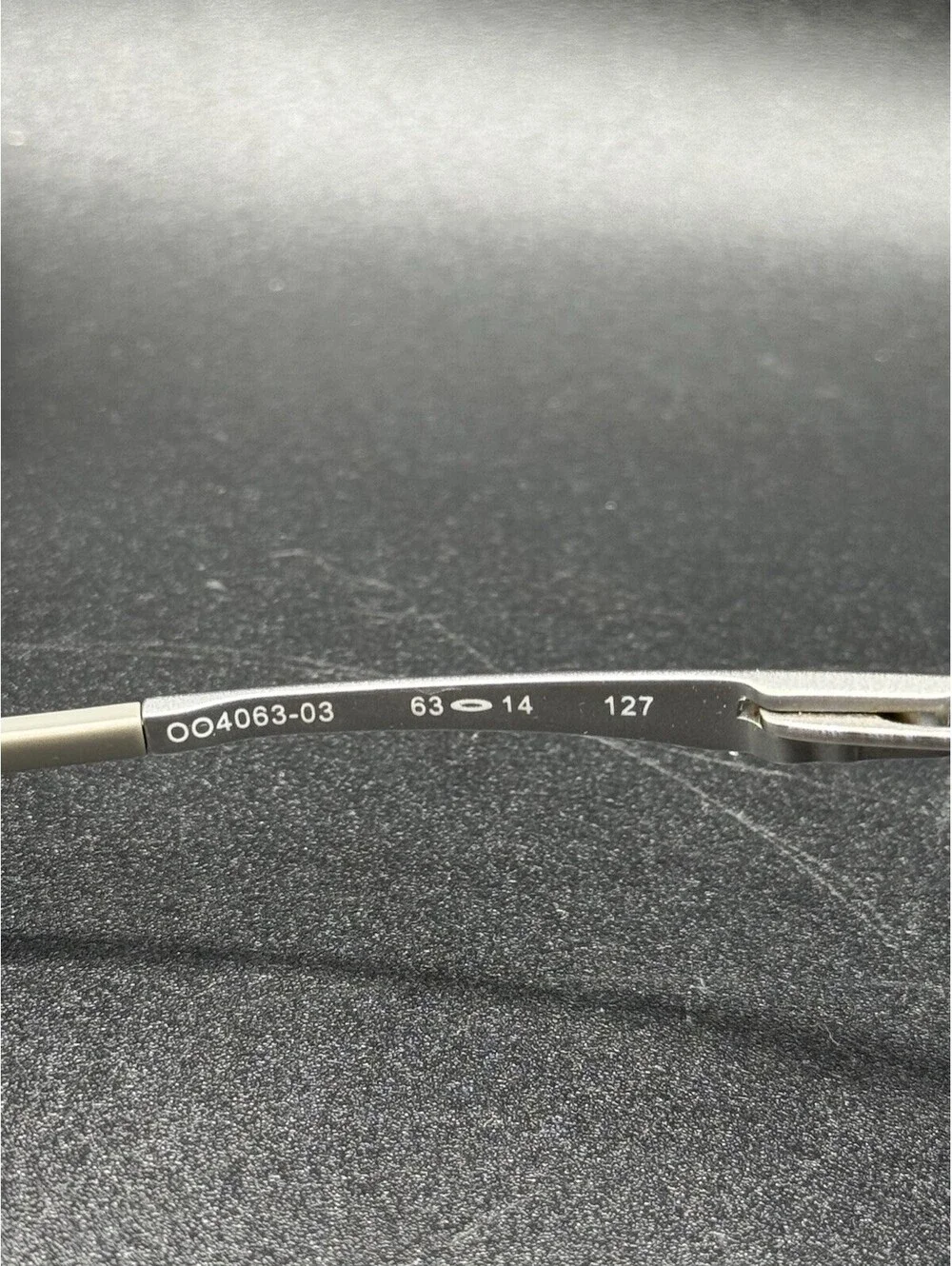 Oakley Plaintiff Squared Lead/Black Iridium Lenses OO4063-03